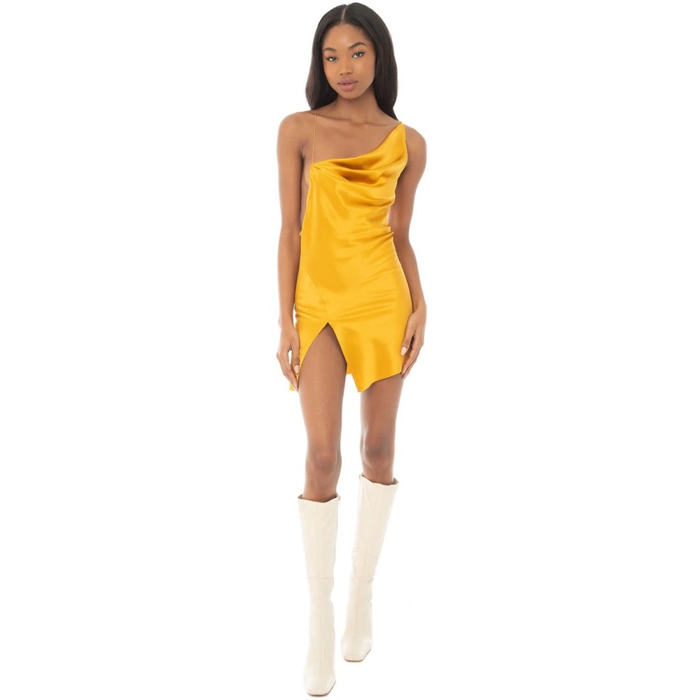 $350+ Are you am I Ninfa Dress in Honey